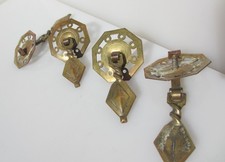Vintage brass cabinet handles - vintage,