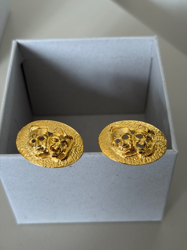Vintage gold plated comedy - plated,