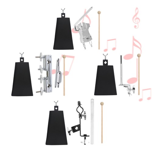 Cowbell with clamp - clamp, cow