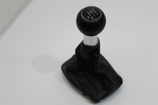 Audi A4 Cabriolet 8H B6 S-Line 5 Speed Gear Knob Black Perforated Leather