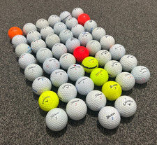 50 TITLEIST CALLAWAY SRIXON WISLON TAYLORMADE GRADE B GENERAL PLAY GOLF BALLS 