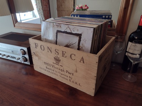 Vinyl record storage box - vinyl,