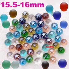 16mm Colourful Glass Marbles Solid Balls Traditional Kids' Toys Games Decorative