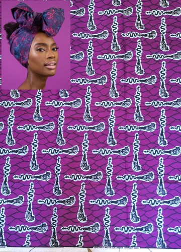 African print ankara - ankara, head