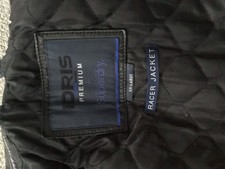 Men's 2XL Superdry Idris Elba Leather Jacket Size XXL