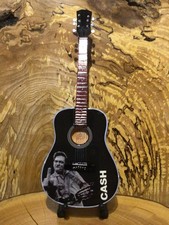 Johnny Cash Miniature Wooden