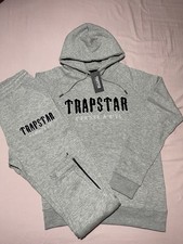 Trapstar grey tracksuit set - grey,