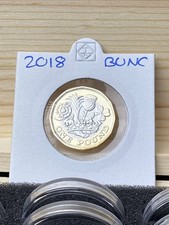 2018 Floral £1 One Pound Coin Brilliant Uncirculated BUNC BU Royal Mint