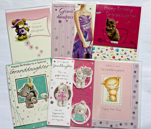 Granddaughter birthday cards - birthday,