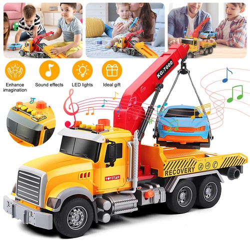Rescue tow truck toy large - rescue,
