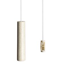 Light Pull Cord with Marble Effect Cream Ergonomic Handle, Cord and Connector.