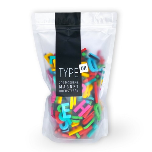 Set 200 magnetic letters - magnetic,