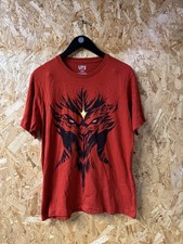 Uniqlo Men’s Diablo Blizzard Red T-shirt Size Medium M Gaming Merchandise 