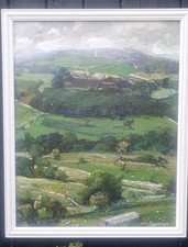 Swaledale, Original Oil on Canvas, 55x44cm,SIGNED Yorkshire Dales, FRAMED 