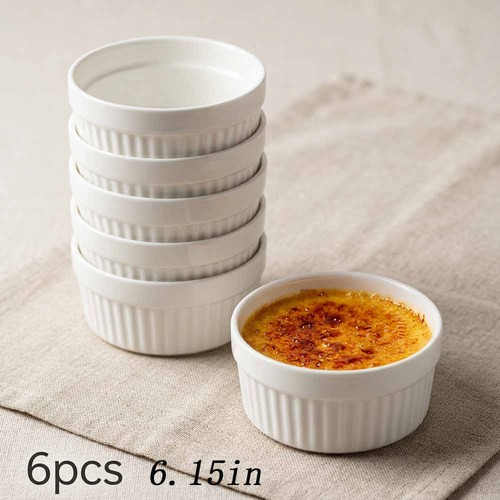 6pcs ceramic ramekins - 6pcs,