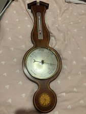1930s Art Deco Oak Barometer