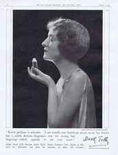BOOTS THE CHEMIST Soiree Perfumes - Vintage Advertisement 1926