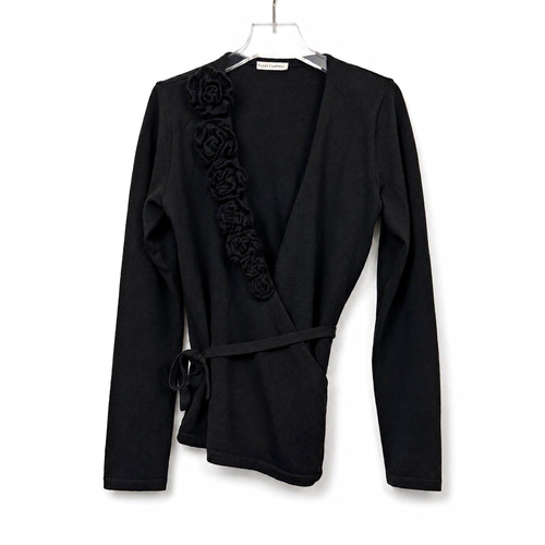 Paddy campbell black wool knit - paddy,
