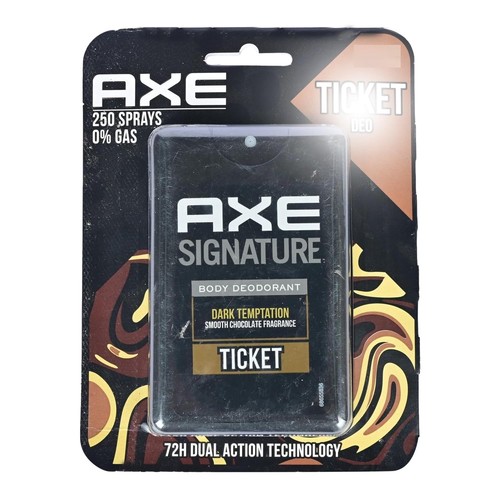 Axe signature ticket - ticket, dark