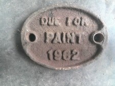 British Railways Wagon Plate -