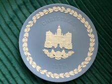 Wedgewood Blue Christmas 1978 Plate In Good Condition.