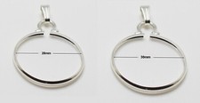 30mm silver plate cinch - silver,