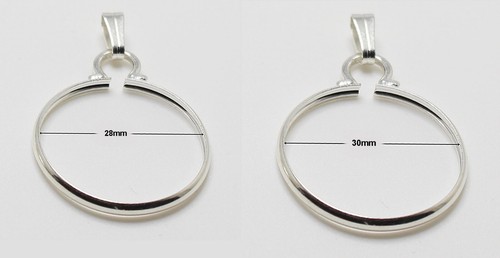 30mm silver plate cinch - plate,