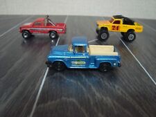 3 x Matchbox Superfast - Dodge Dakota / 4x4 Open Back Truck / GMC Stepside
