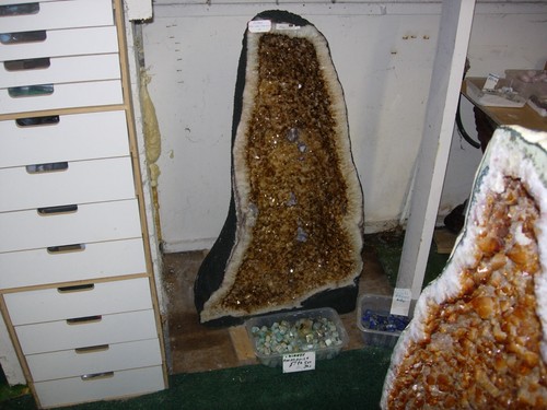 Citrine geode huge cm - citrine, 92.5