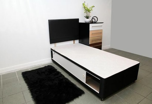 2ft6 3ft single divan - 3ft, bed