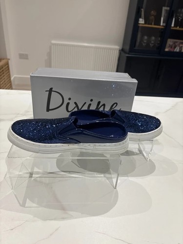 Women navy glitter - navy,