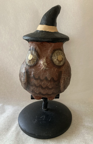 Paper mache halloween brown - mache,