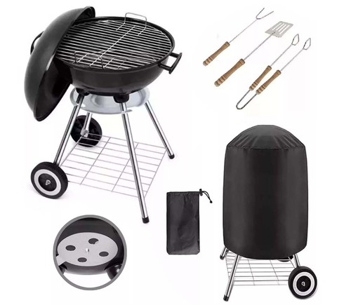 Portable charcoal bbq grill - charcoal,