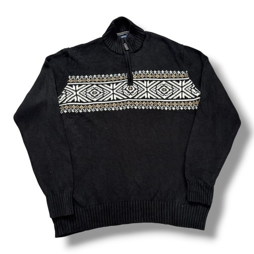 Izod mens fairisle - fairisle, quarter