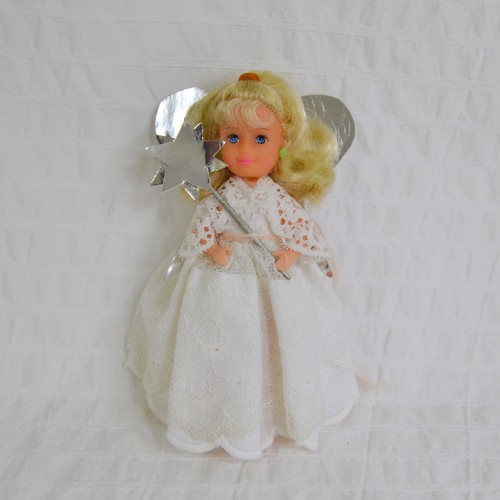 Vintage christmas plastic - plastic, doll