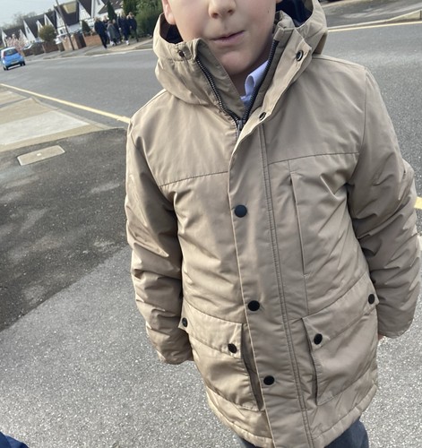 Next boy beige lined - boy, black