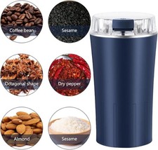 Mini Kitchen Electric Coffee Grinder Grinding Bean Nut Chili Spice Grain Blender