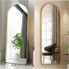Full Length Mirror Arch Shape Wall Mounted Mirror/Free Standing Tilting/Leaning