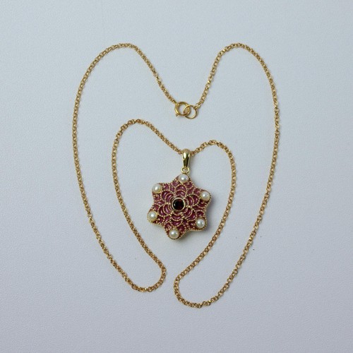 Vintage solid 925 - silver, gold