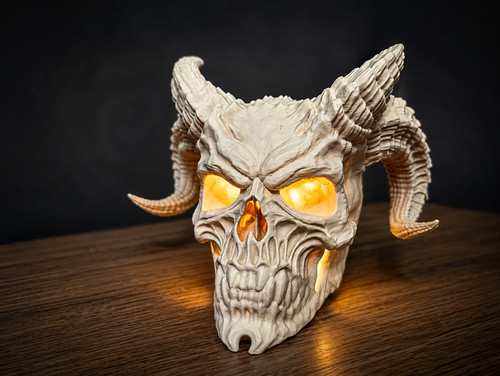 Demon skull led - demon,
