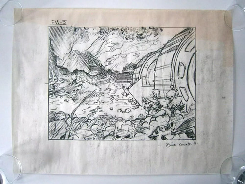 Large storyboard from the - a,