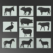 Animal Stencil Farm Cow Mylar