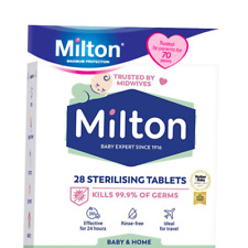 Milton Sterilising Tablets Kills 99.9% Of Germs Ideal For Travel