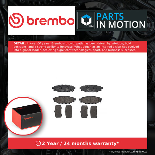 Brake pads set fits - brake,