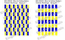 KD-35044 Blue & Yellow Police