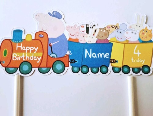 Peppa pig cake topper - pig,