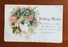 Vintage Raphael Tuck Used Postcard 1923 Birthday