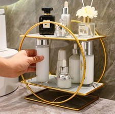 2 Tier  Gold Metal luxury