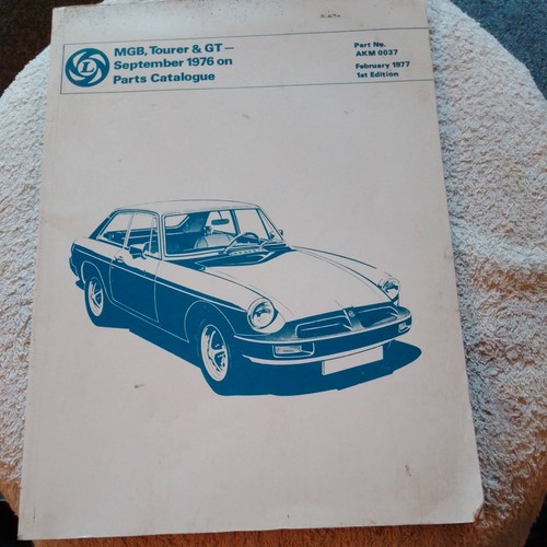 Mgb factory parts catalogue - mgb,