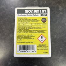 Monument 10x Smoke Pellets Testing Flues/Chimney Liners Wood Burning Stove 1470F